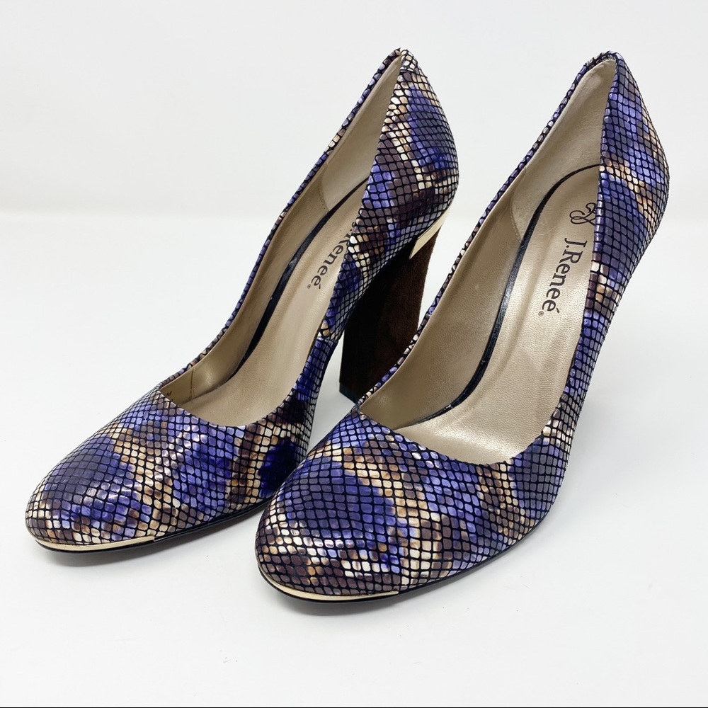 J.RENEE RATTLE SNAKE PRINT PUMP 9 - Picture 12 of 13